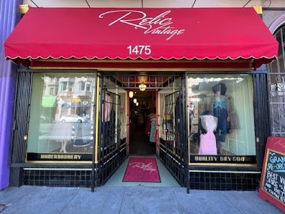 Relic Vintage: actual vintage on Haight, not vintage-styled